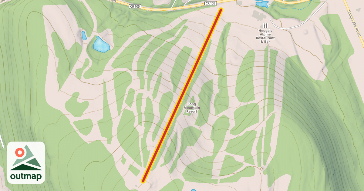 Map of Triple Chair