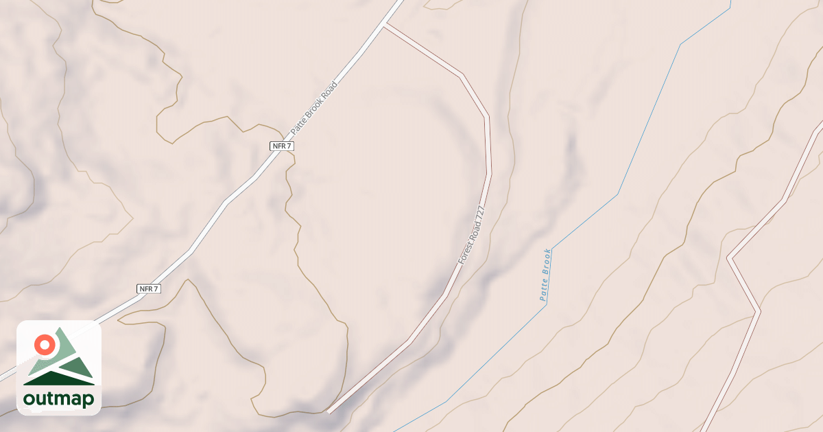 Map of PATTE MILL DAM