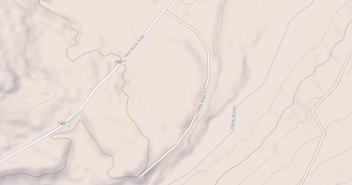 Map preview of PATTE MILL DAM