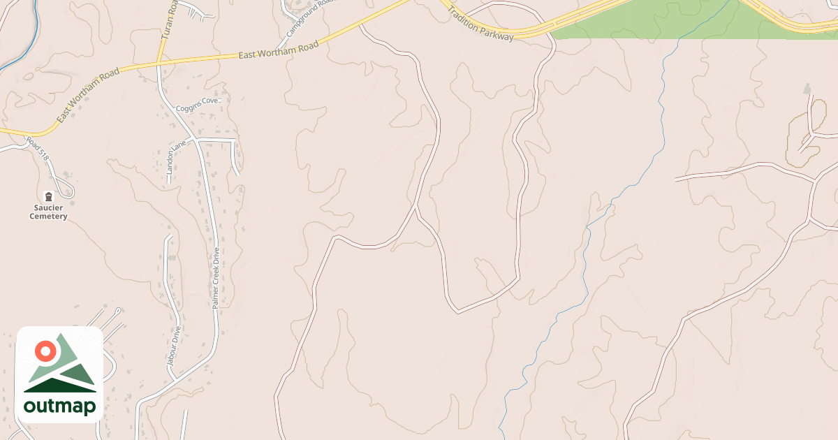 Map of RAY GILL FORK