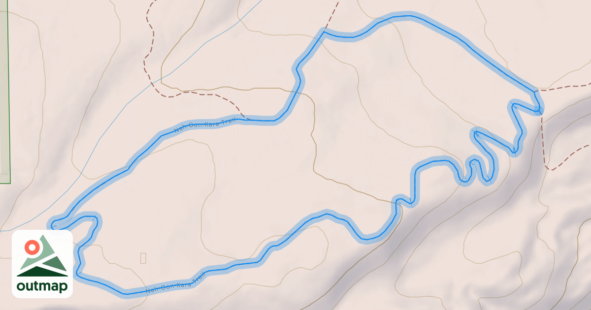 Map of Nah-Oon-Kara Trail