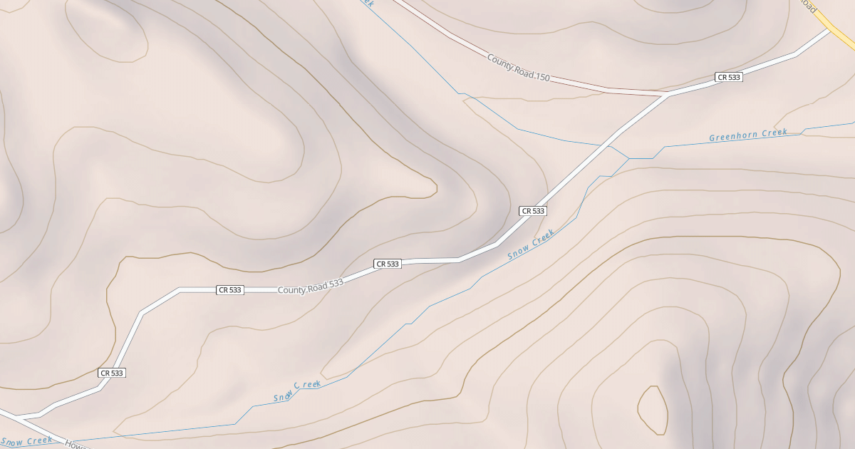 Map preview of Snow Creek Tie Snowmobile