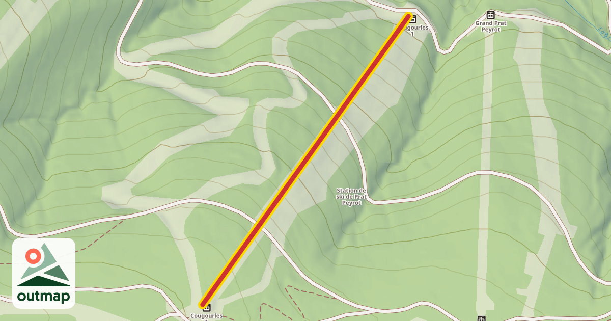 Map of Cougourles 2