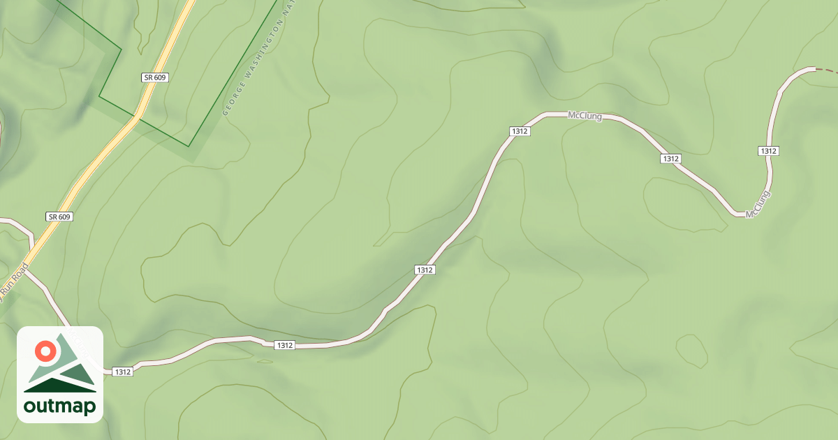 Map of MCCLUNG