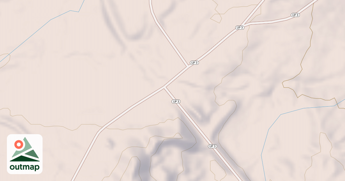 Map of Keweenaw State Trail