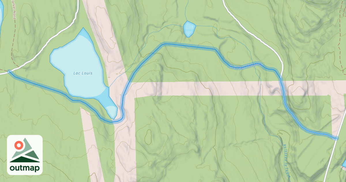 Map of 1 Le Pont Suspendu
