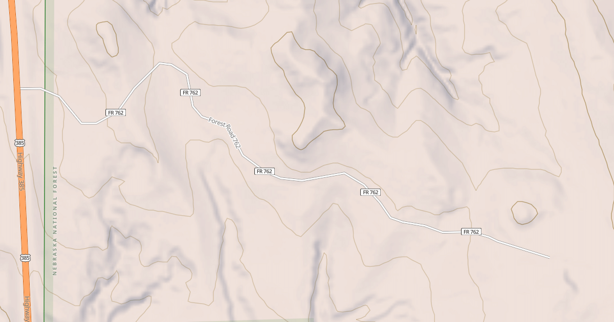 Map preview of USFS National Forest System Roads {E5D955D2-37E3-4A40-81AE-7D596C33AFA2}