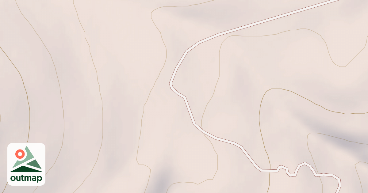 Map of Beefstraight Trail