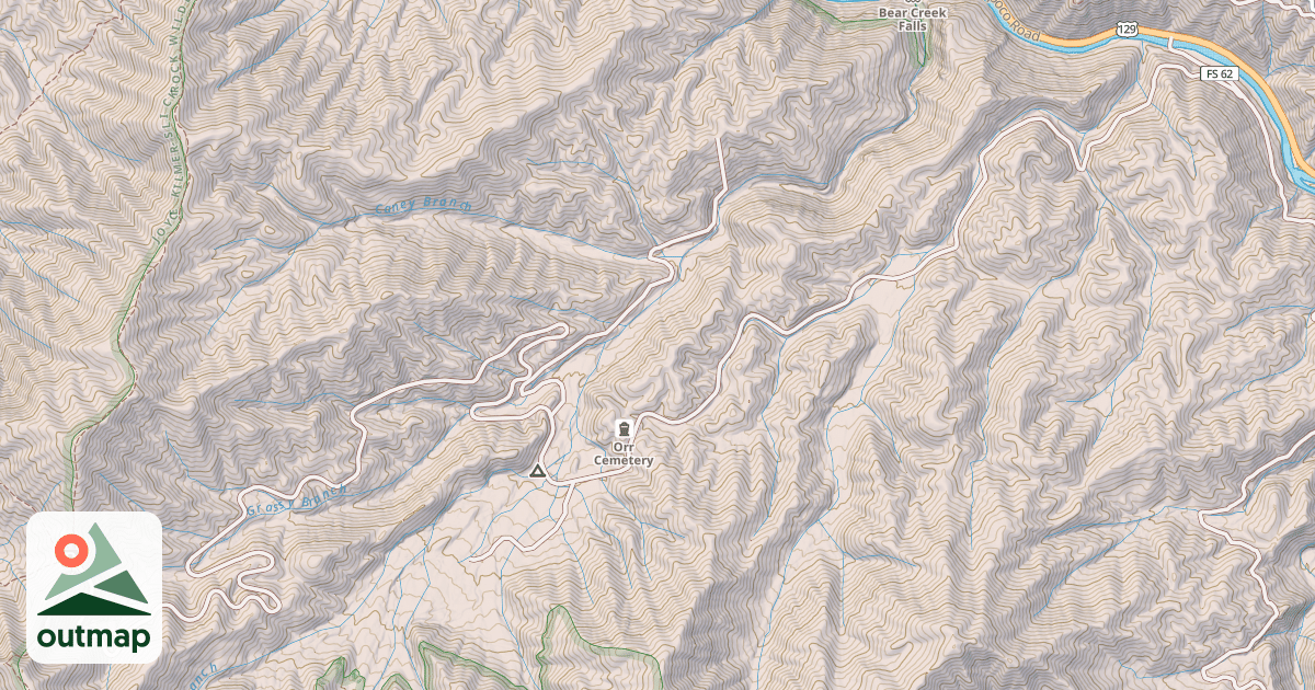 Map of SLICKROCK