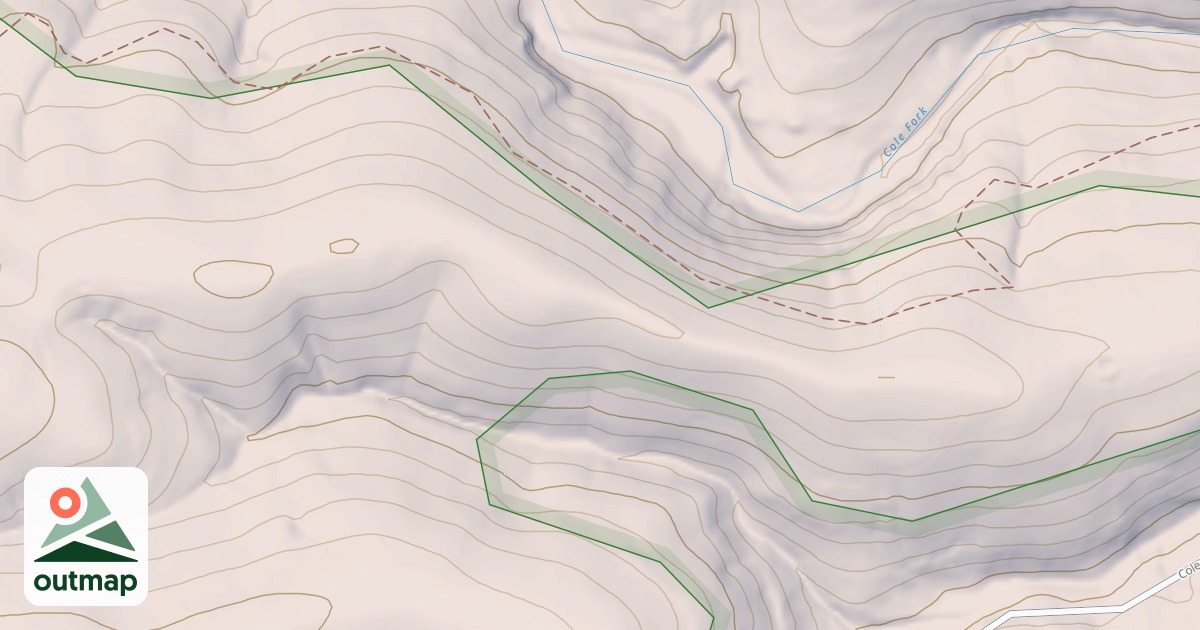Map of USFS Motor Vehicle Use Map Roads {A1983F56-08D9-42F1-A0D2-68AC7654AD56}