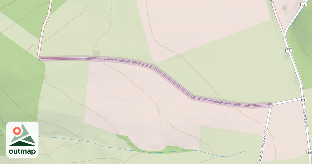 Map of Camin deth Cap deth Bosc