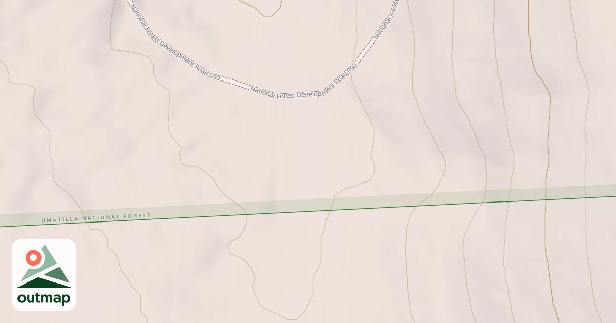 Map of USFS Motor Vehicle Use Map Trails 18205