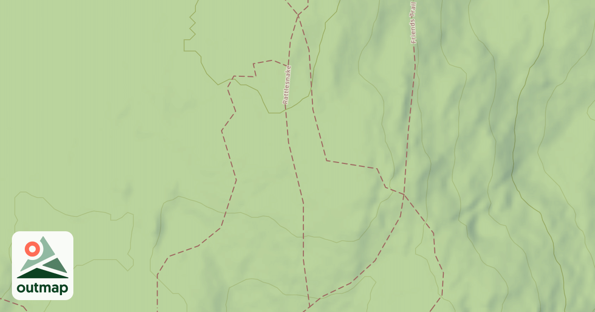 Map of Rattlesnake Hill Trail