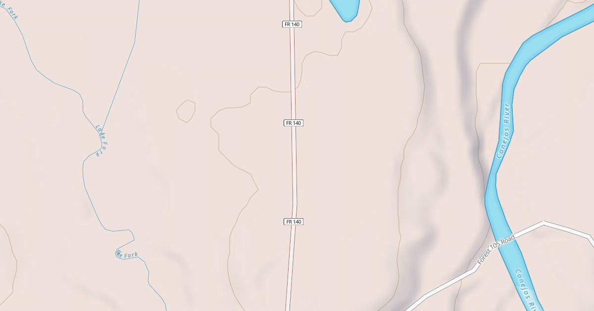 Map preview of LAKE FORK