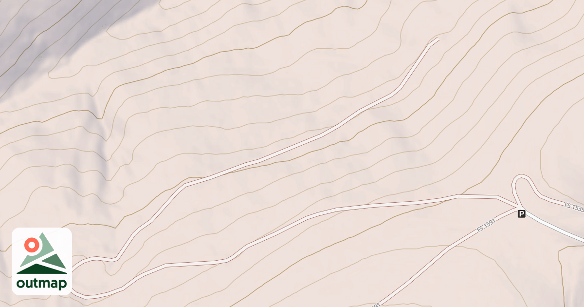 Map of USFS National Forest System Roads {81742E10-6B56-47EE-A8B9-21ABC2109831}