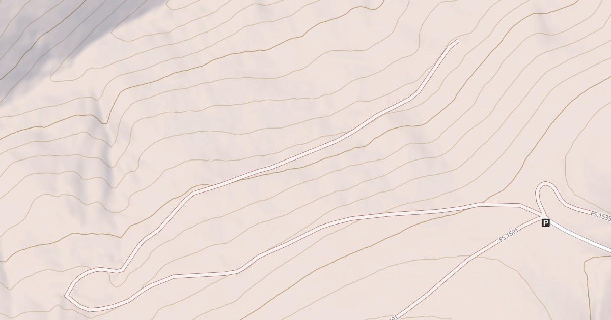 Map preview of USFS National Forest System Roads {81742E10-6B56-47EE-A8B9-21ABC2109831}