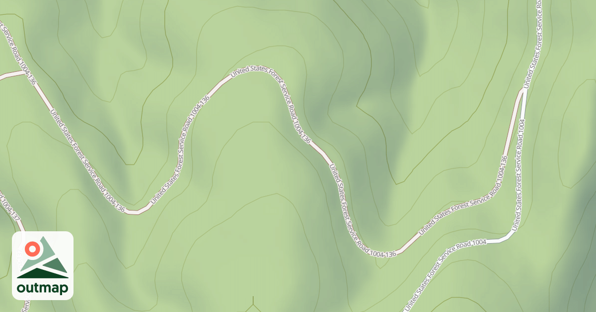 Map of USFS National Forest System Roads {C985E8C0-240B-4F78-BB1D-90A1F179C61B}