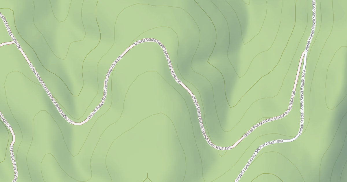 Map preview of USFS National Forest System Roads {C985E8C0-240B-4F78-BB1D-90A1F179C61B}