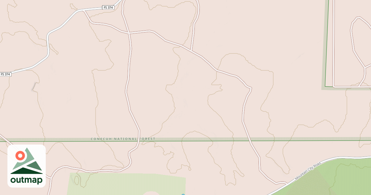 Map of CATERPILLER ROAD