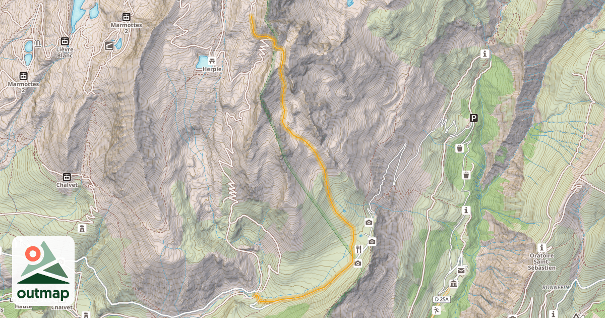 Map of Combe du Loup