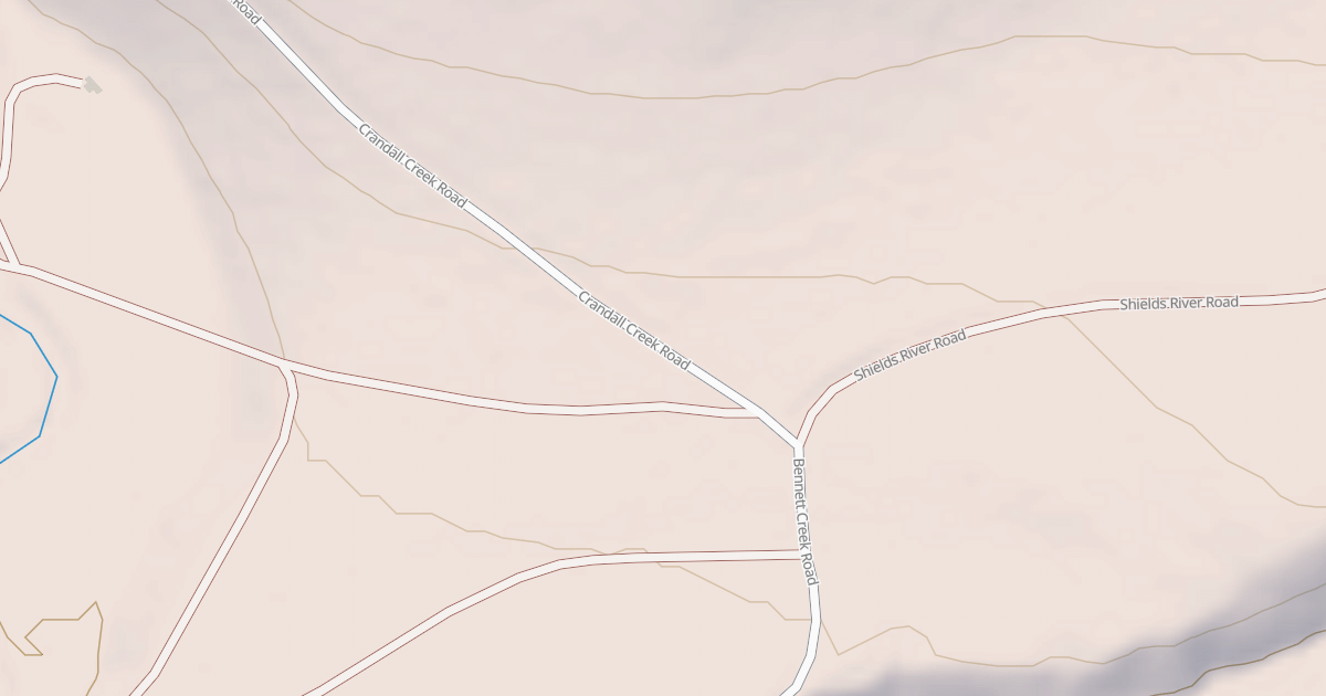 Map preview of CRANDALL CREEK