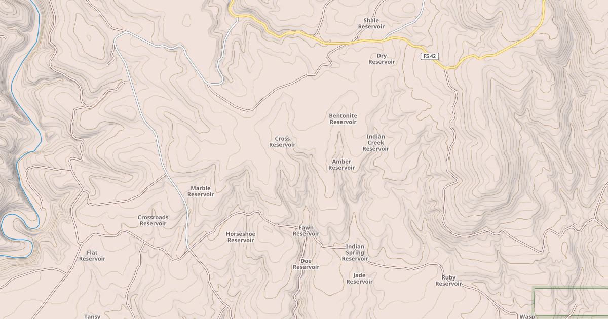 Map preview of USFS Motor Vehicle Use Map Roads {48CF0681-328D-429E-8615-297A71F1B1AE}
