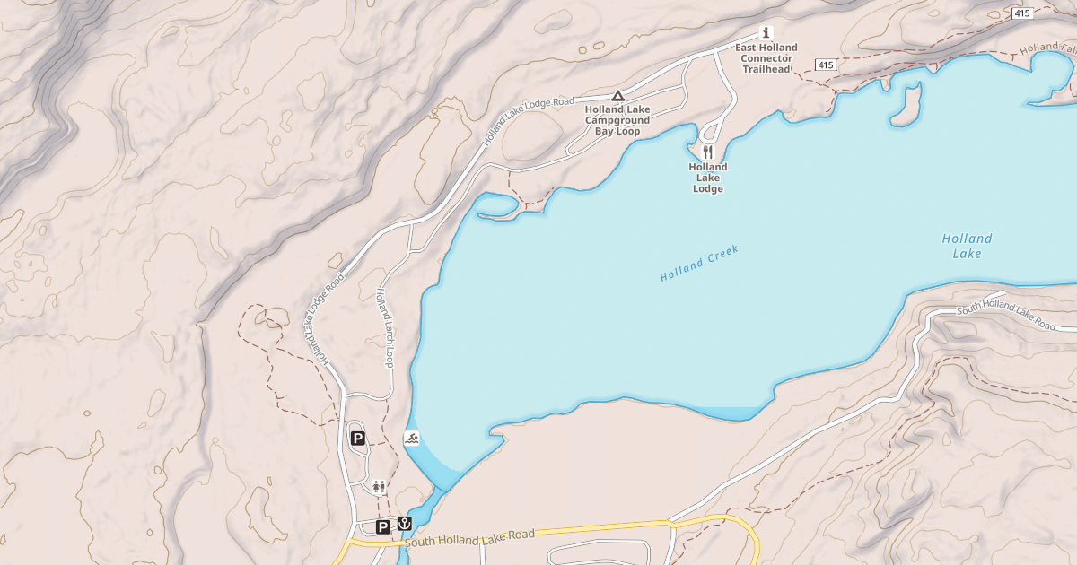 Map preview of HOLLAND LAKE