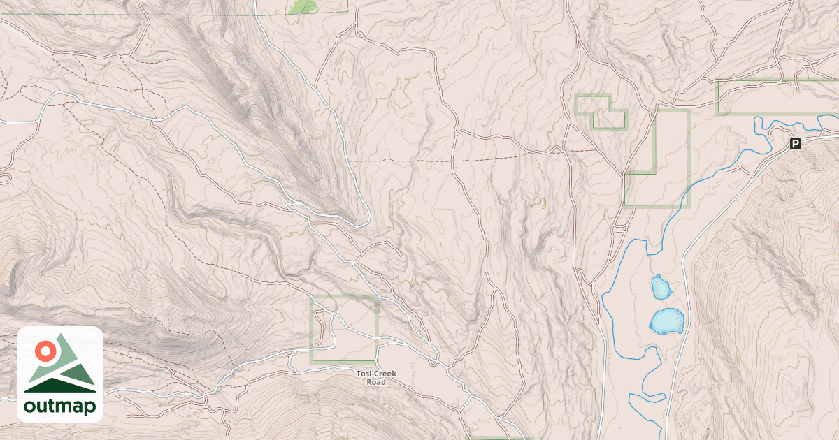 Map of BACON RIDGE OFF TRACK
