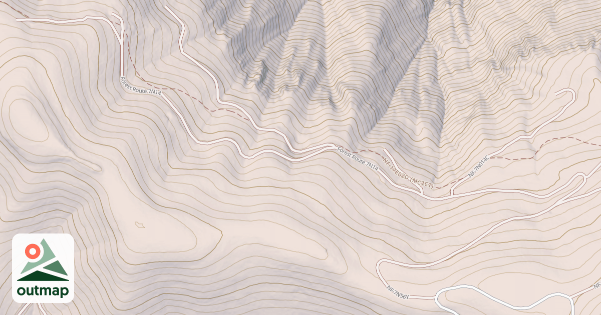 Map of USFS Motor Vehicle Use Map Roads {651BD25C-8DC7-4896-8B42-1E589E10E22D}