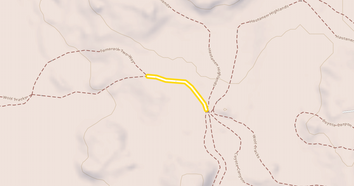 Map preview of Tamarack Two-Way
