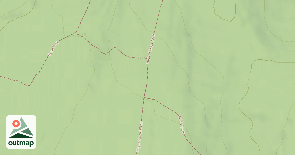 Map of Sugar Farms Trail