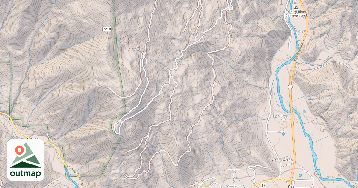 Map of ALDER GULCH