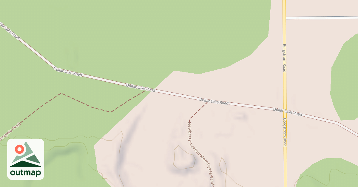 Map of Newberry-rexton Motorcycle Trail