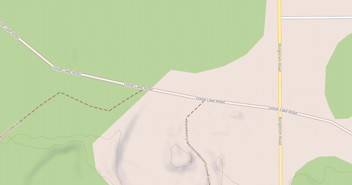 Map preview of Newberry-rexton Motorcycle Trail
