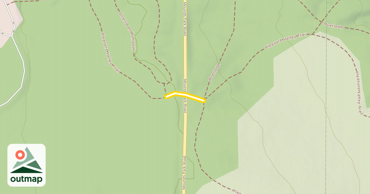 Map of Pleasure Valley Trail
