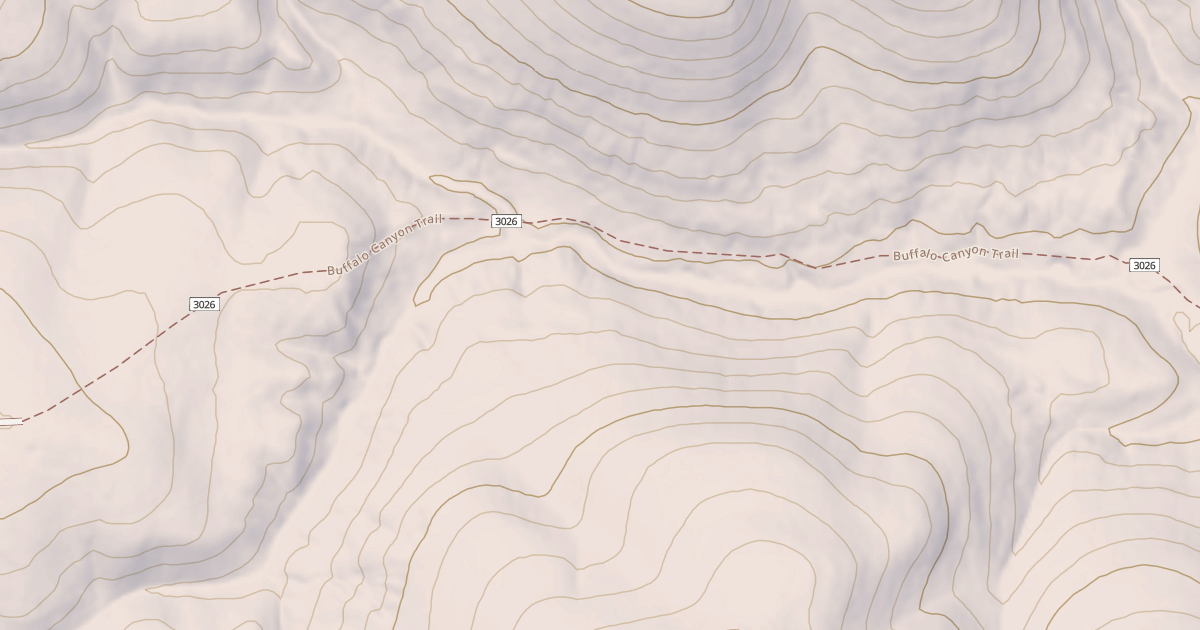 Map preview of Buffalo Canyon