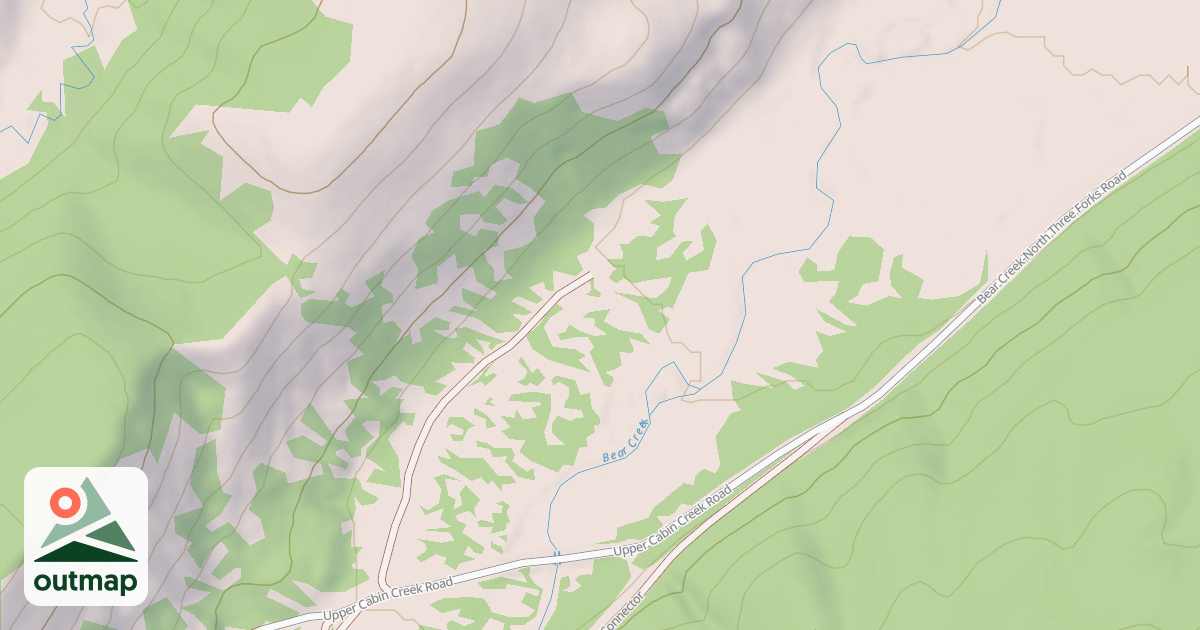 Map of DISPERSED CAMPING SPUR