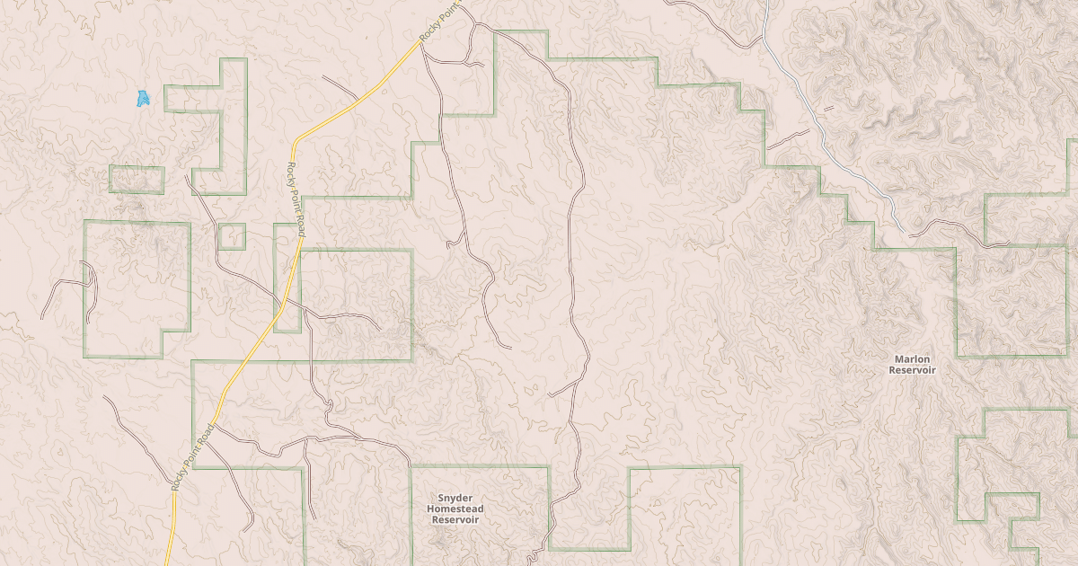 Map preview of SQUAW BUTTE