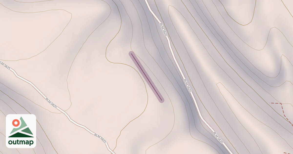 Map of Climbing Crag