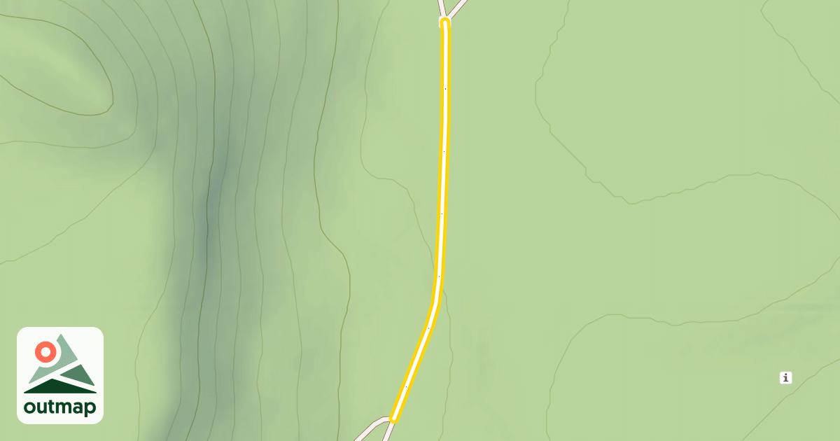 Map of Forest Road 4615