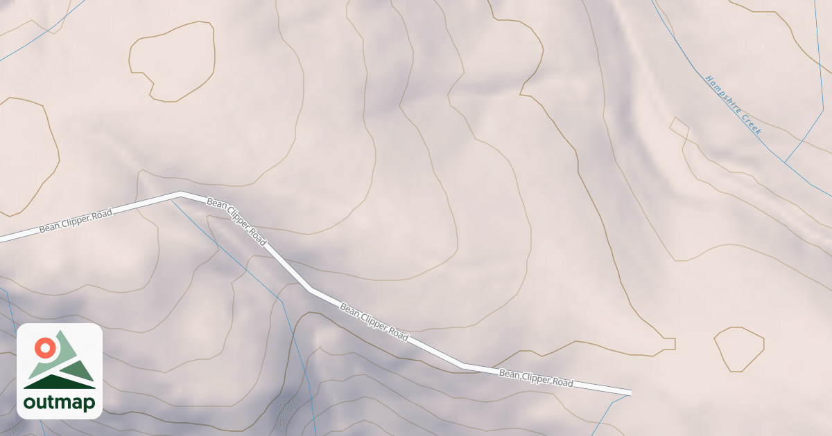 Map of PETERSON RIDGE SPUR D