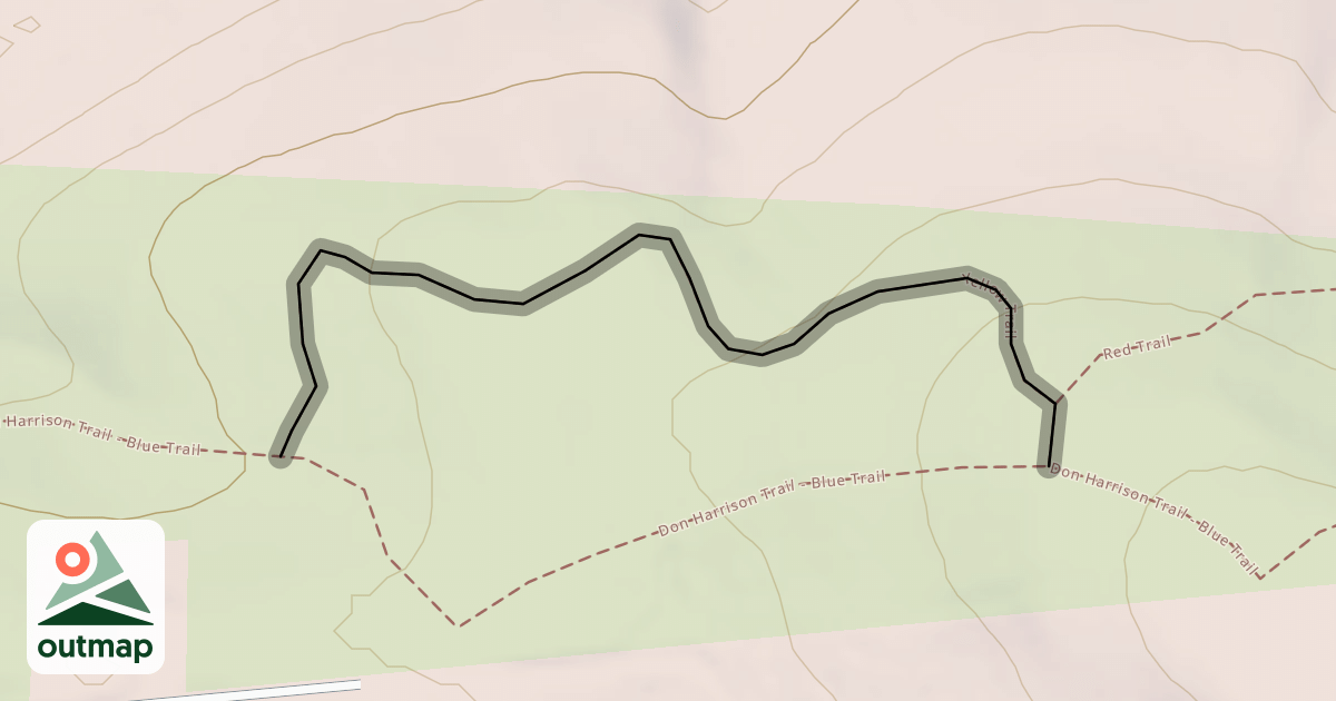 Map of Yellow Trail