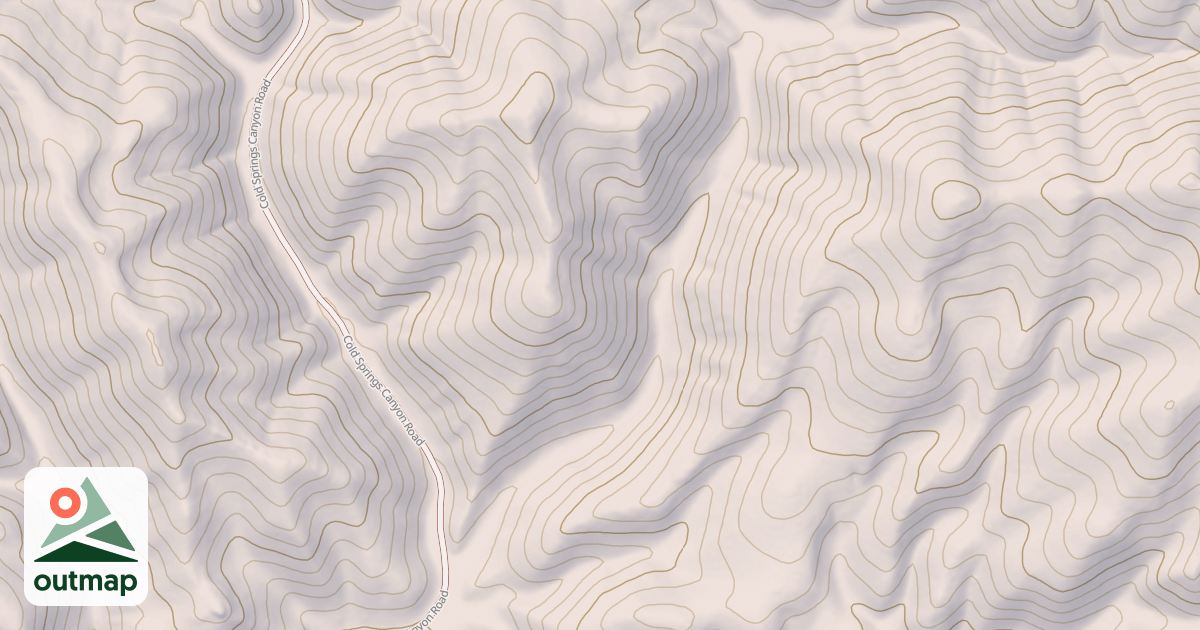 Map of COLD SPRINGS W.H.