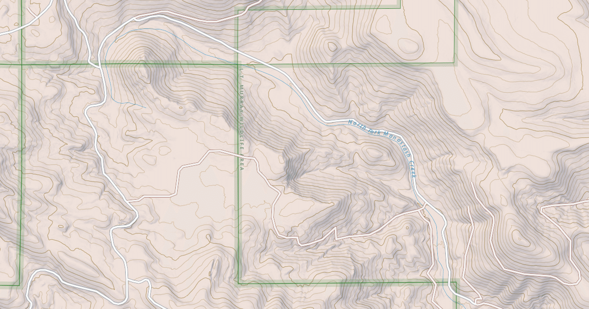 Map preview of NORTH FORK MANASTASH