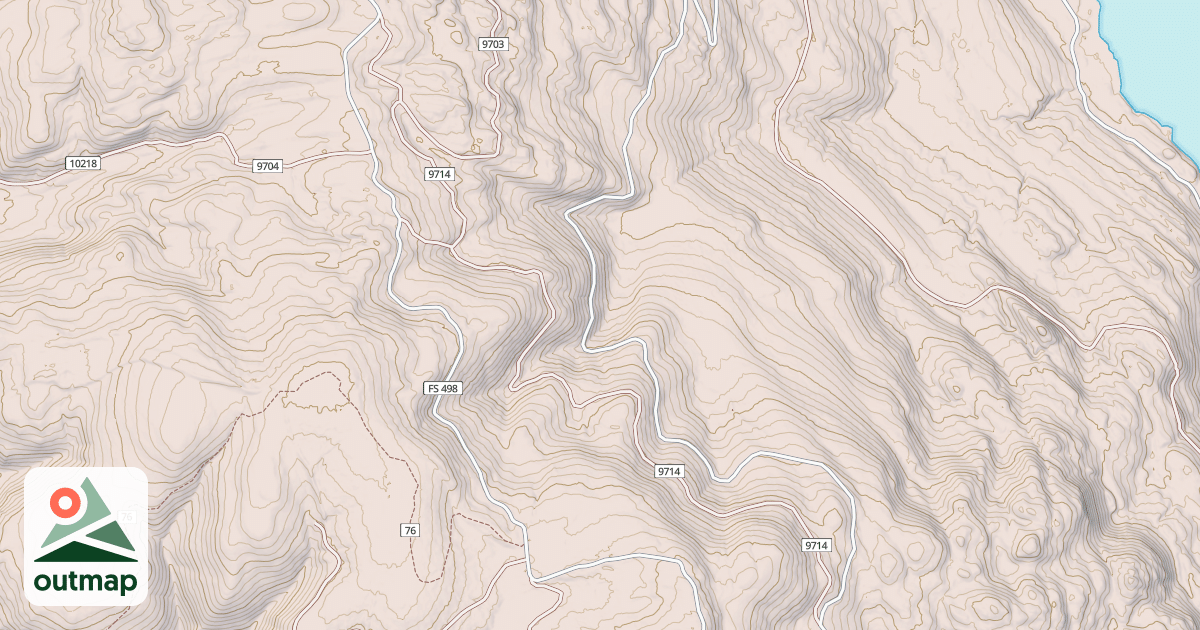 Map of Crane Mtn Snowmobile