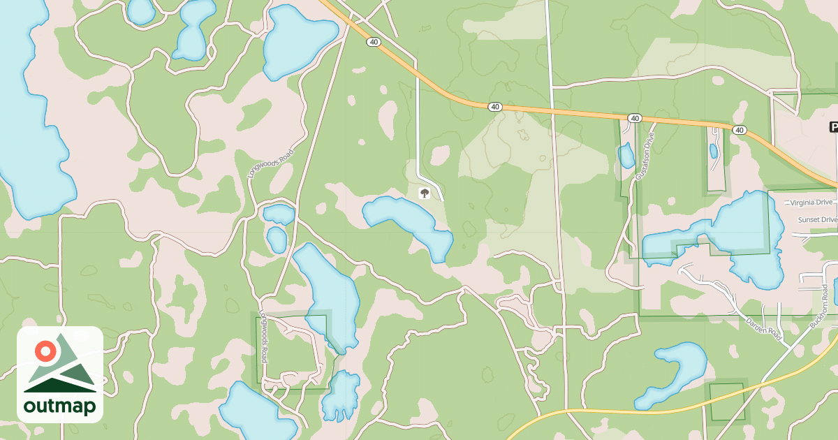 Map of USFS Motor Vehicle Use Map Roads {19AD2947-4AE5-4888-A99C-F02174526F36}