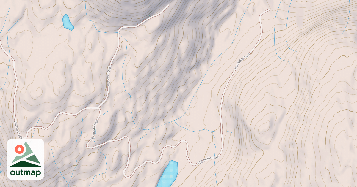 Map of Vial Divide