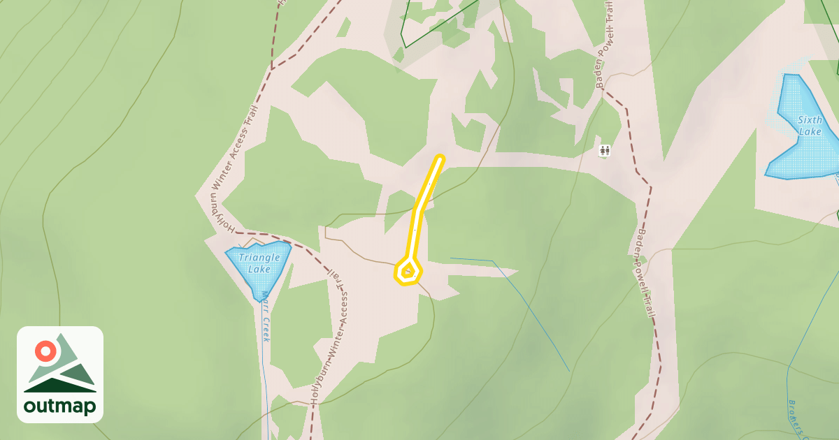 Map of Triangle Meadows