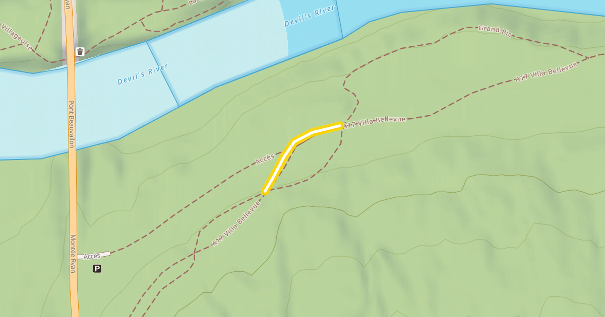 Map preview of A17 Villa Bellevue