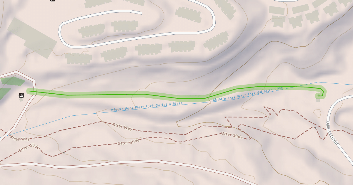 Map preview of Pony Express